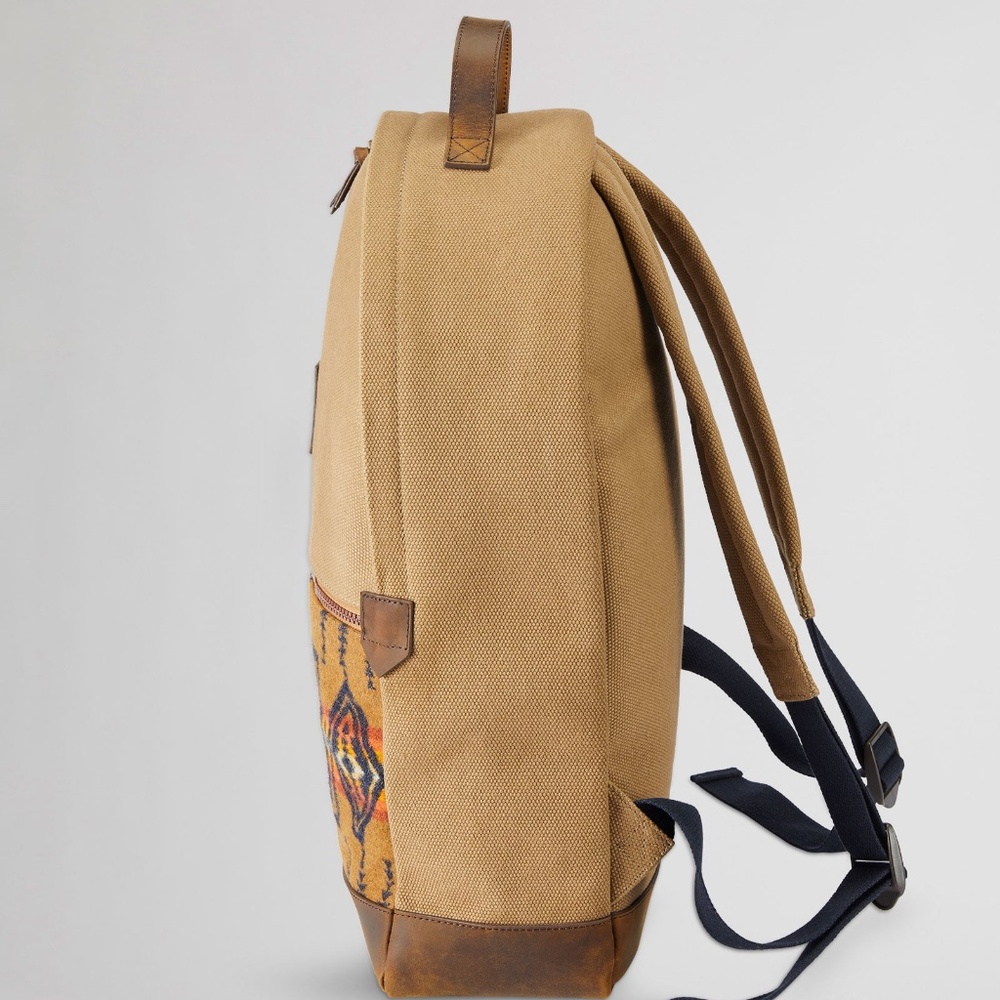 Pendleton Harding Tan Canvas Western Backpack - image 6